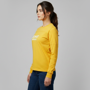 Camiseta de Manga Larga para Mujer, Cuello Personalizado, Poliéster y Elastano, Transpirable, Prenda Clásica - Product Image 6
