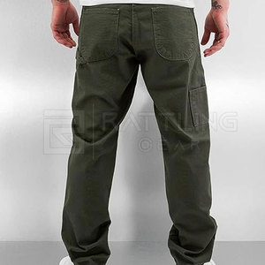 High Quality Men's Baggy <b>Jeans</b> Comfortable and Stylish with OEM Service White Wash Loose Fit and High <b>Waist</b> - Product Image 3