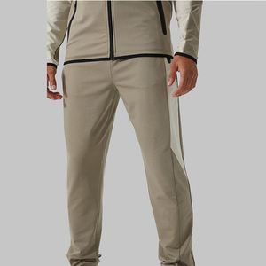 ออกแบบกางเกงขายาวผู้ชายของคุณเอง ดีไซน์แผงต่างๆ ขนาดพลัสไซส์ ทรงหลวม มีกระเป๋าข้าง ใส่สบาย เหมาะสำหรับออกกำลังกาย กางเกงจ็อกเกอร์สำหรับออกกำลังกายผู้ชาย - Product Image 2