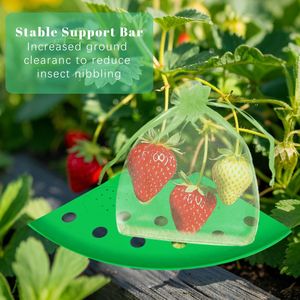 Kit de Cultivo de Fresas con 16 Soportes para Plantas, 40 Bolsas de Malla Reutilizables a Prueba de Insectos y 2 Patas Resistentes - Product Image 2