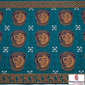 Tissu en coton sergé africain imprimé wax du Nigeria pour sacs de mode, fabricant de textiles sur mesure OEM ODM - Product Image 5