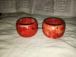 Anneau de serviette de table décoratif en résine, classique, écologique, durable, rond, de qualité supérieure, pour table à manger, par Tradebyd - Product Image 3