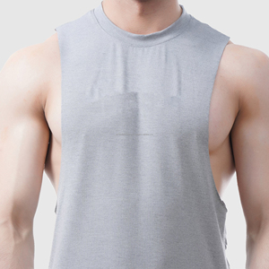 High Quality <b>Mens</b> Gym Vest <b>Top</b> <b>Men</b> Gym tank <b>Top</b> Custom logo Muscle Fit Ribbed Vests Ribbed Vest <b>Men</b> Custom Made Logo - Product Image 2