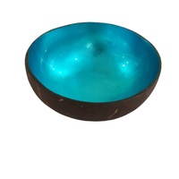 Bol en noix de coco poli au design moderne, créatif et unique, fabriqué au Vietnam, idéal pour les fêtes, écologique, excellent prix, taille personnalisable, style vintage