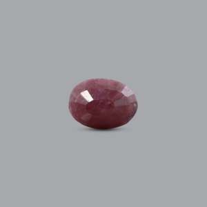 Natural Pink Ruby Loose Gemstone 8.7 Carat Pear Oval Faceted for Fine Jewelry - Product Image 2