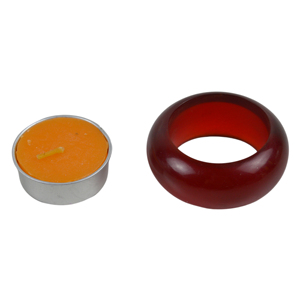 Porte-bougie coloré jaune vif et rouge pour la décoration de la Saint-Valentin, les fêtes d'anniversaire et les décorations de Noël - Product Image 4