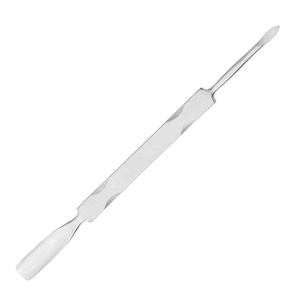 Double-End <b>Cuticle</b> Remover and Dead Skin Pusher Trimmer Stainless Steel Nail Care Manicure <b>Tool</b> with Elegant Handle - Product Image 1