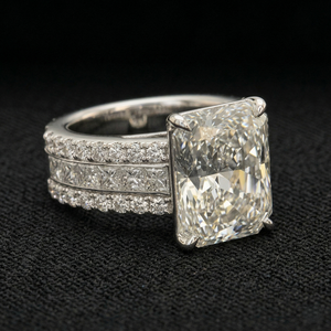 Elegante Anillo de Diamantes de Platino, Joyería Premium para Bodas, Compromisos, Fiestas y Regalos - Product Image 2