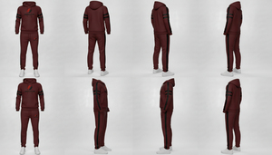 Men Casual <b>Tracksuit</b> Set Hoodie and Jogging Pants Fitness Outfit <b>Tracksuit</b> for Unisex - Product Image 6