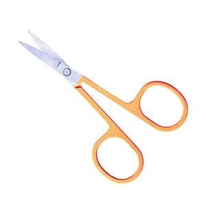 Ciseaux de manucure en acier inoxydable, lame tranchante, manche en plastique, trou rond, style simple, pour soins des ongles, outils de beauté pour adultes - Product Image 6