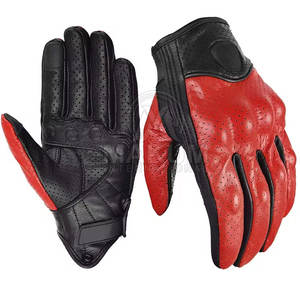Nouveaux gants de moto de haute qualité, en cuir durable, pour la conduite de moto, avec une adhérence flexible - Product Image 5