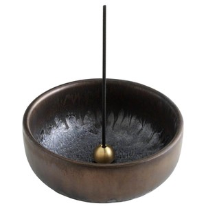 ที่วางธูปไม้มะม่วงทำมือลายดอกบัว - ขายส่ง - Product Image 1