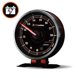 Distributor Wanted Auto Parts Shadow Digital Volt Gauge 2 inch 52mm and Clear Face 8-18V Automotive Voltmeter