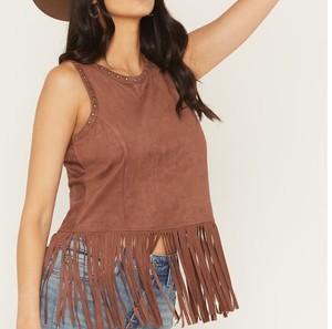 Top Corto de Ante sin Mangas para Mujer, Suave y de Primera Calidad, Estilo Casual, Ropa de Moda al por Mayor, Directo de Fábrica para Marcas - Product Image 5