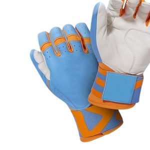 Meilleures ventes : Gants de frappeur de baseball en cuir pleine fleur de haute qualité, respirants, pour adultes, avec logo personnalisé, en vente - Product Image 5