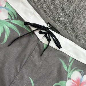 <b>Men's</b> <b>Floral</b> Board <b>Shorts</b> Quick Dry Drawstring Mid Waist <b>Short</b> <b>Shorts</b> with Side Stripe Casual <b>Swim</b> Wear - Product Image 3
