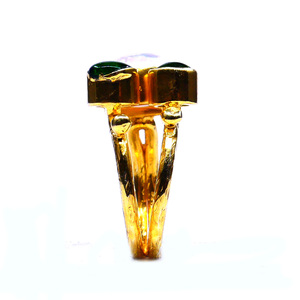 Bague classique pour femme en argent sterling 925 avec perle baroque, apatite et tourmaline verte, idéale pour les mariages - Product Image 3