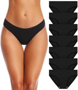 Ropa Interior al por Mayor Personalizada con Logotipo de Fábrica, el Mejor Diseño, Bragas de Bikini de Algodón Transpirable sin Costuras para Mujer - Product Image 6