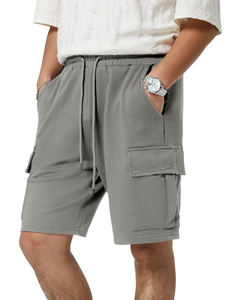 Shorts de sport pour homme à double couche en mesh, haute qualité, respirant, séchage rapide, design personnalisé, style sportif, en spandex/polyester - Product Image 3