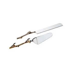 Stylish Living Stainless Steel <b>Cake</b> <b>Server</b> Set Metal <b>Cake</b> Knife and Dessert <b>Server</b> Wedding Set - Product Image 3