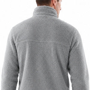 Men Sherpa <b>Fleece</b> <b>Jacket</b> Full Zip Warm Winter Outerwear Classic Style Daily Wear Casual Wear Comfortable Fit For Men <b>Jacket</b> - Product Image 5