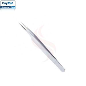 แหนบต่อขนตาทำจากสแตนเลสพร้อมปลายไฟเบอร์ปรับแต่งฉลากได้ตามต้องการ - Product Image 5