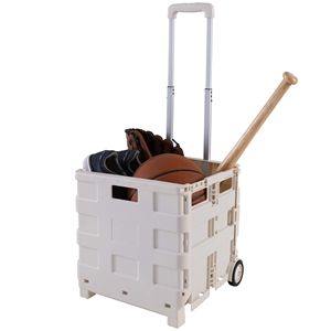รถเข็นอเนกประสงค์สีขาวแบบพับได้ 1 แพ็ค - Product Image 4