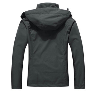 Wholesale <b>Men</b> <b>Rain</b> <b>Jacket</b> Adjustable Hood Breathable Waterproof Durable Travel Clothing <b>Men</b> Winter <b>Jacket</b> - Product Image 2