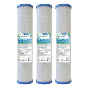 Cartouche filtrante à charbon actif en bloc collé de 20 pouces pour un débit d'eau constant - Product Image 1