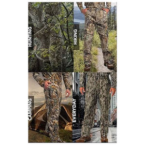 Pantalones de Caza Camuflados para Hombre, Corte Medio, Duraderos, con 6 Bolsillos, Ajuste Robusto, Camuflaje, Ropa de Trabajo Táctica, Senderismo - Product Image 3