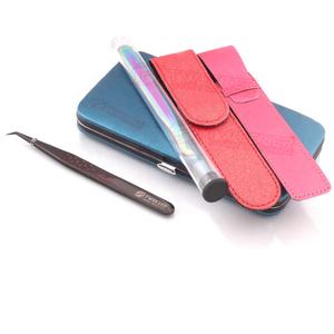 Pince à épiler japonaise en acier inoxydable pour extension de cils Pochette de 2 pièces avec logo personnalisé Type de pointe - Product Image 4