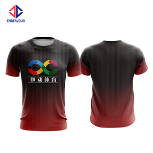 T-shirts de sport à personnalisation rapide, impression par sublimation, tissu respirant, séchage rapide - Product Image 6