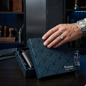 Luxury Custom Printed Wallet Gift Box | Premium Cardboard <b>Paper</b> <b>Packaging</b> Box with Custom Logo for Wallet and Accessories - Product Image 2