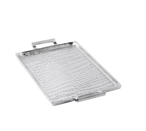 Plateau de service en aluminium, style artisanal, best-seller, idéal pour le petit-déjeuner et la présentation sur la table - Product Image 6