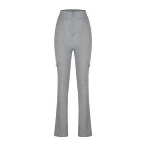 Pantalones Jogger Acampanados y Anchos de Algodón 100% Transpirables y Suaves para Mujer al por Mayor BY HI - Product Image 3