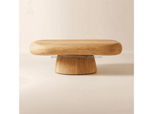 Table basse en béton de forme organique avec piétement sculptural, table centrale moderne pour intérieur et extérieur, mobilier design sur mesure - Product Image 5