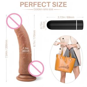 ดิลโด้สายดิลโด้8นิ้วพร้อมสายรัด - Product Image 4