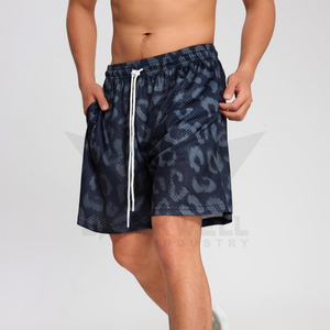 Shorts de Baño para Hombre con Estampado de Jirafa, Secado Rápido, Cintura con Cordón Ajustable, Estilo Casual - Product Image 6