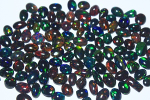 Natural Black Opal Cabochon Smooth Loose <b>Stone</b> Multi <b>Fire</b> Gemstone with Color Play for Jewelry Making - Product Image 4