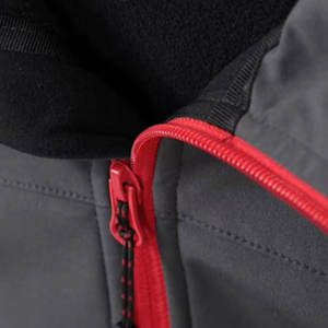 Wholesale Full Sleeved Regular Fit Men Softshell <b>Jackets</b> Zipper Hood Stand Collar <b>Patchwork</b> Design Canvas Fabric Men's <b>Jackets</b> - Product Image 6