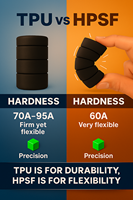 Filament d'imprimante 3D super flexible TPE multicolore 1,75 mm HOTTY POLYMER HPF-BK500 FDM 240C Gripping