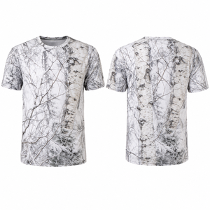 เสื้อเชิ้ตแขนยาวลำลองสำหรับผู้ชาย MEGAMAPLE ลายต้นเบิร์ช แห้งเร็ว เหมาะสำหรับกิจกรรมกลางแจ้งในฤดูร้อน ผลิตจากโพลีเอสเตอร์ - Product Image 1