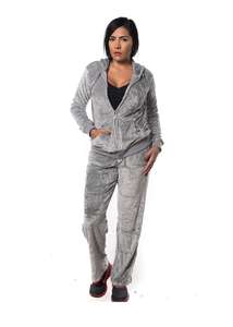 Conjunto Deportivo de 3 Piezas para Mujer, Chaqueta de Yoga Informal de Invierno con Logotipo Personalizado, Leggings Ajustados, Pantalones Deportivos, 100% Algodón, Secado Rápido, Transpirable - Product Image 2