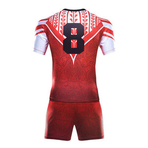 ชุดยูนิฟอร์มรักบี้ชายคุณภาพสูงสั่งทำพิเศษ ผลิตในปากีสถาน ขายส่งแบบชุด พร้อมพิมพ์โลโก้ตามสั่ง สำหรับทีมมืออาชีพ - Product Image 2