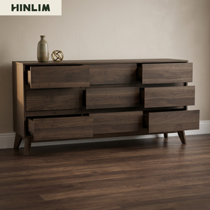 Modern Wood <b>Sideboard</b> 1.5M Midcentury <b>Storage</b> Cabinet for Living Room and Dining Area - Product Image 4
