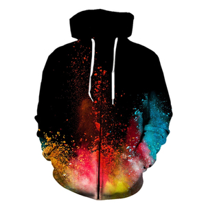 Sweat-shirt à capuche en molleton imprimé en relief personnalisé OEM, 100 % polyester, anti-boulochage, coupe ample, léger, durable, style urbain - Product Image 1