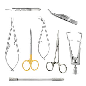 Juego de Instrumentos de Microcirugía Oftalmológica CHAN TARA, Herramientas Quirúrgicas para Cataratas, Kit Médico Reutilizable con Certificación CE, 8 Piezas - Product Image 2