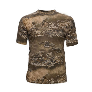 เสื้อยืดลายพรางแขนสั้นสำหรับล่าสัตว์ แห้งเร็ว ระบายอากาศ ป้องกันแบคทีเรีย สำหรับผู้ใหญ่ ใส่ได้ทั้งชายและหญิง พิมพ์ลายได้ตามต้องการ - Product Image 6