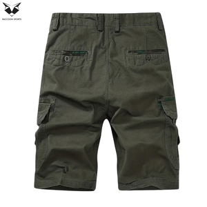 2026 Green Color Best Quality Comfortable Summer Wear OEM Service Make Your Own New Arrival Design Men <b>Cargo</b> Pocket <b>Shorts</b> - Product Image 2