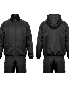 Ensemble de veste coupe-vent et short de sport pour homme - Product Image 1